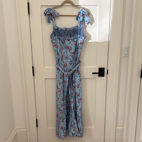loretta caponi Dresses & Skirts - Floral Blue Maxi Dress